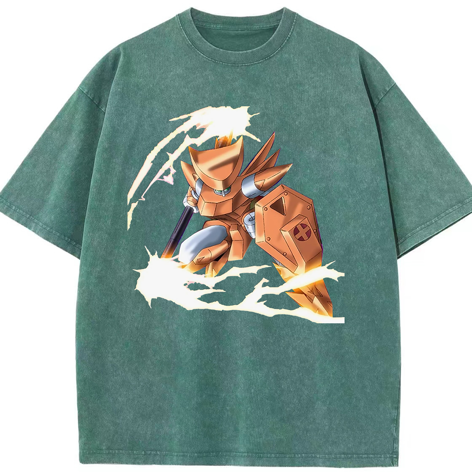 （画像用） 遊☆戯☆王 Yu-Gi-Oh! 綿100% ヴィンテージ風 半袖Tシャツ（フロントプリント）